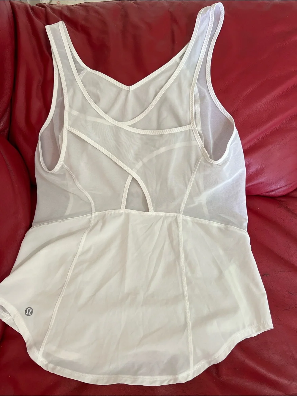 lululemon athletica green High-Rise Leggings with White Tank